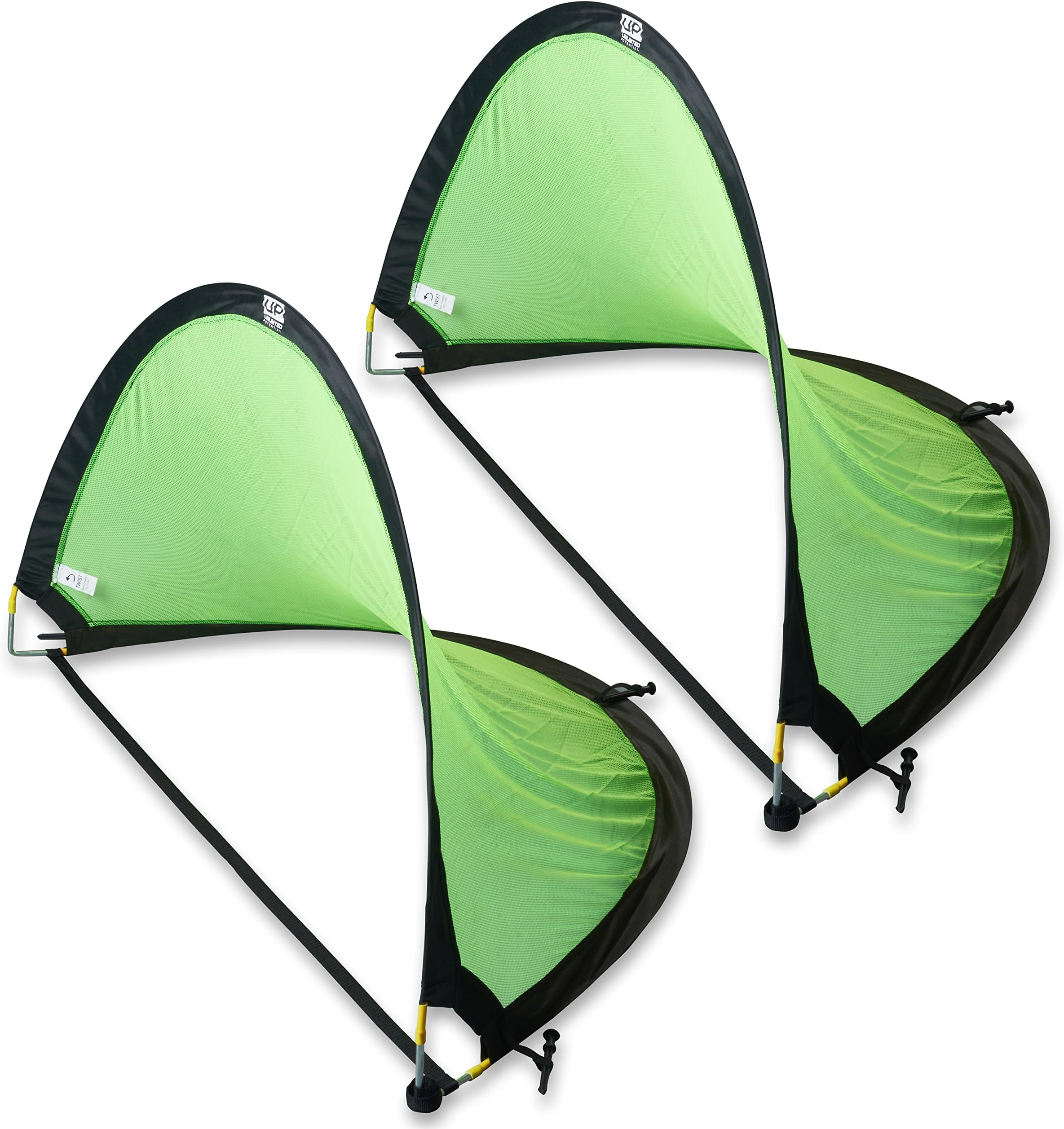 Unlimited Potential Portable Pop Up Soccer Goal Pair with Carry Bag - Your Choice of 2.5', 4', and 6' Sizes