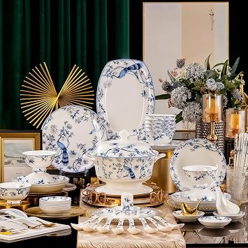 Porcelain Bone China Dinnerware Set, Fine China Dinnerware Sets