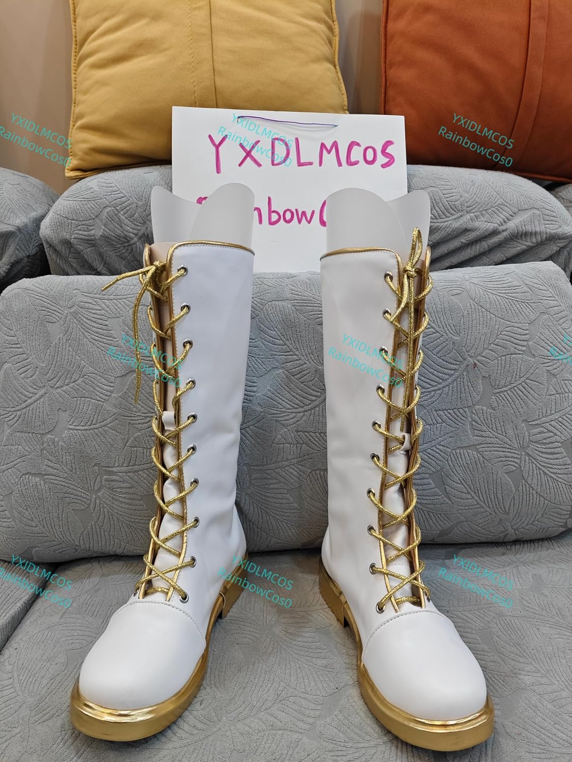Rumi girl Shoes Cosplay Boots Custom Made Anime Halloween Stage 5027-2
