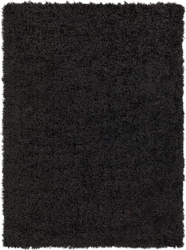 Miniatura 3 de Mark&amp;Day - Alfombras Abraham de 2 x 4 pies, alfombra de área moderna, color negro, alfombra negra para sala de estar, dormitorio o cocina (2.3 pies