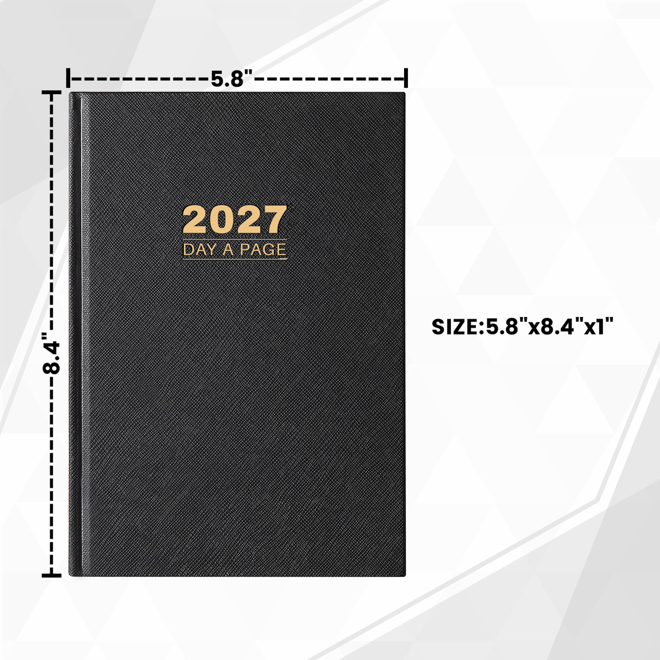 Agenda 2027 – Agenda journalier pleine page par jour