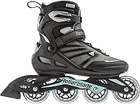 Vista 2 de Rollerblade Zetrablade Women's Adult Fitness Inline Skate, Black and Light Blue, Performance Inline Skates