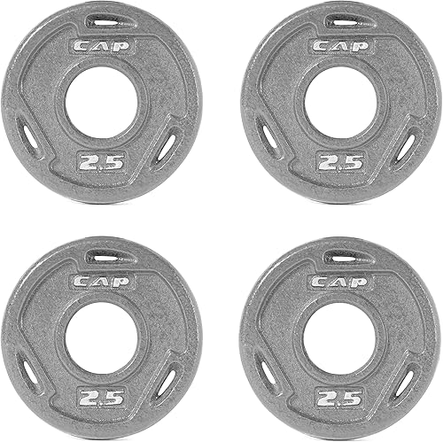 CAP Barbell - Disco olímpico con agarre para barras de 2 pulgadas, 10