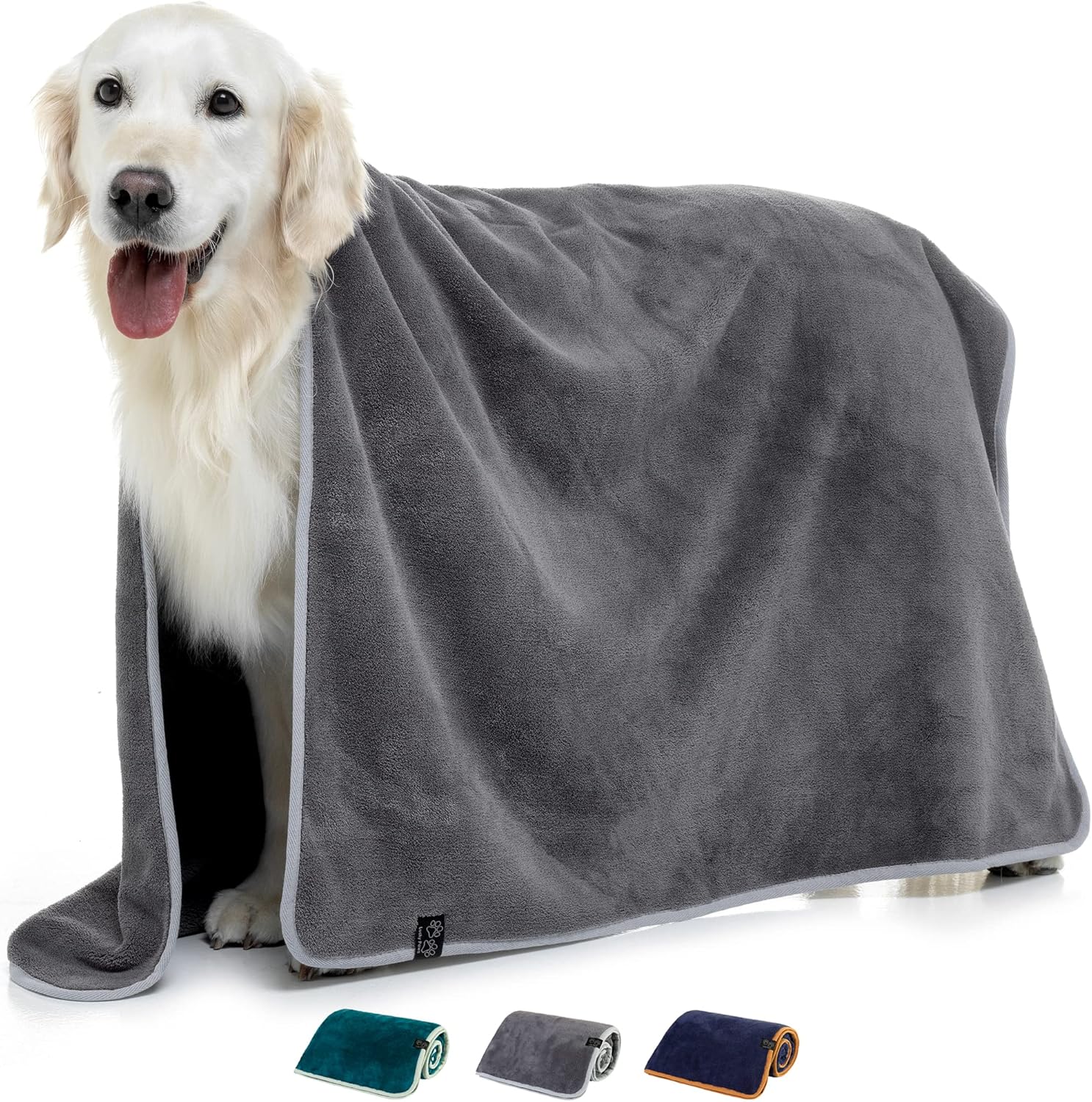 Lucky Paws® UK Luxuriously Thick Dog Blanket/Towel 600gsm Extra Large