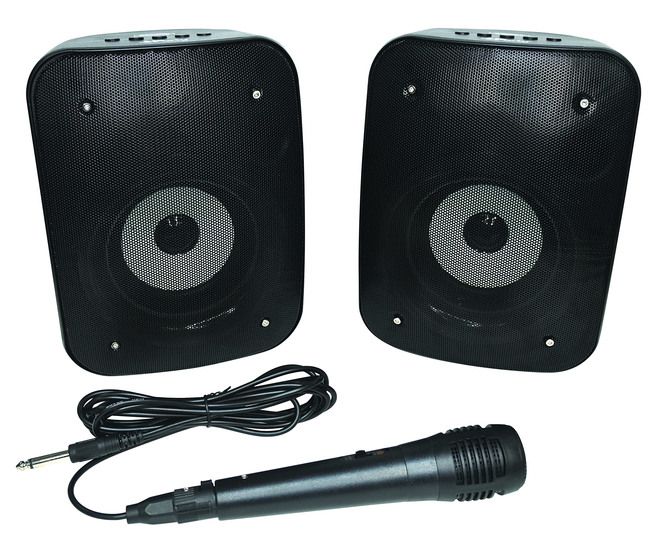 LEXIBOOK BTS500Z Stereo Speakers, Bluetooth 5.0, Microphone Included, Multi-colored Light Effect, 3H Battery Life, TWS Function