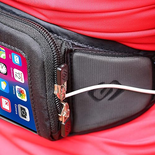 Miniatura 3 de Sporteer Kinetic K1 - Cinturón para correr con pantalla táctil, compatible con iPhone 17/16/15 Pro Max, 16/15 Plus, 17/16/15 Pro, iPhone 17/16/15,