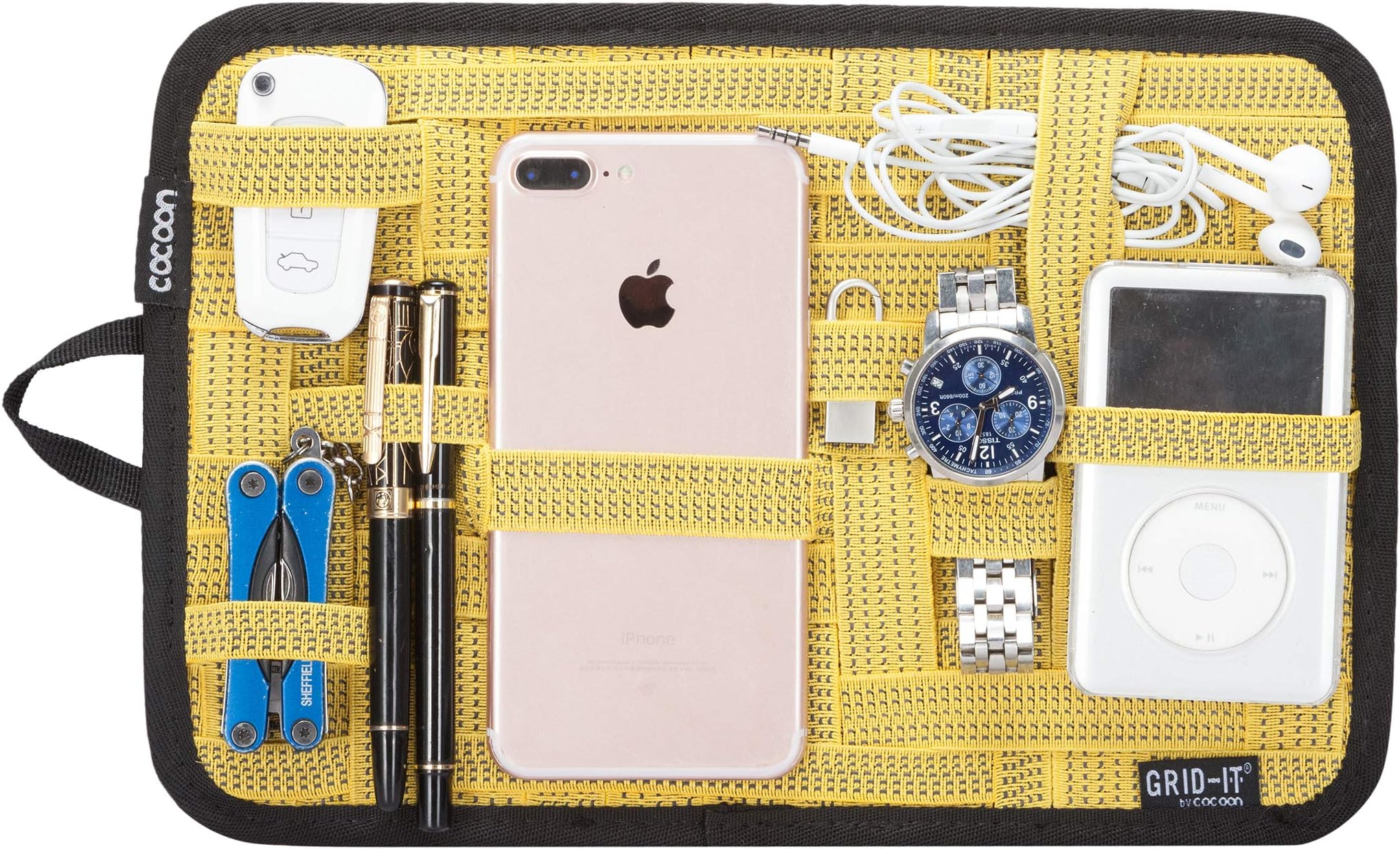 CocoonCPG10YL GRID-IT!® Accessory Organizer - Medium 12" x 8" (Yellow)