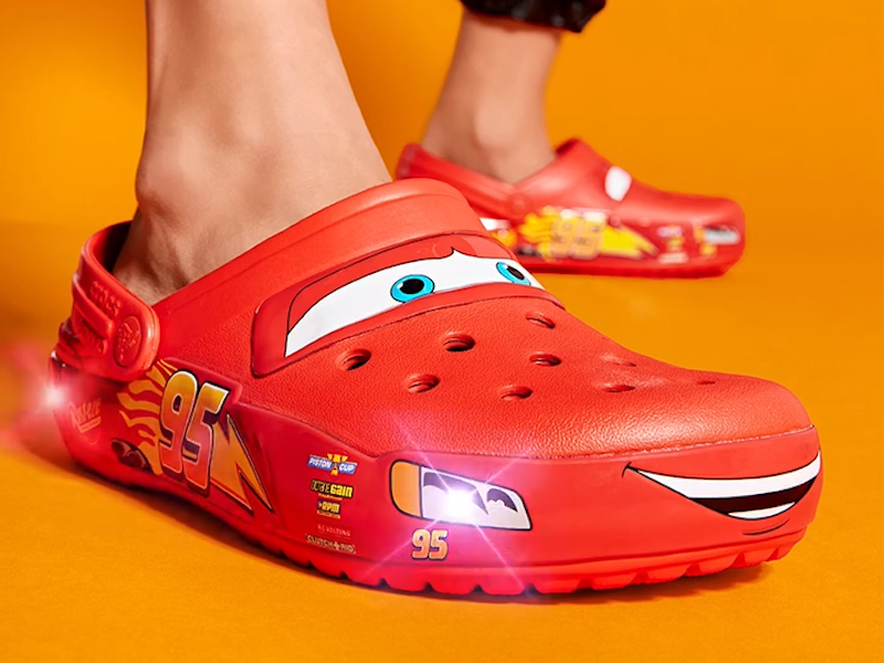 Crocs Disney Pixar Cars Lightning McQueen Clogs Red Men\'s 9 Women\'s 11 Y2K Crocs Adult Lightning McQueen Cars Clog Red Disney Pixar  main image 4