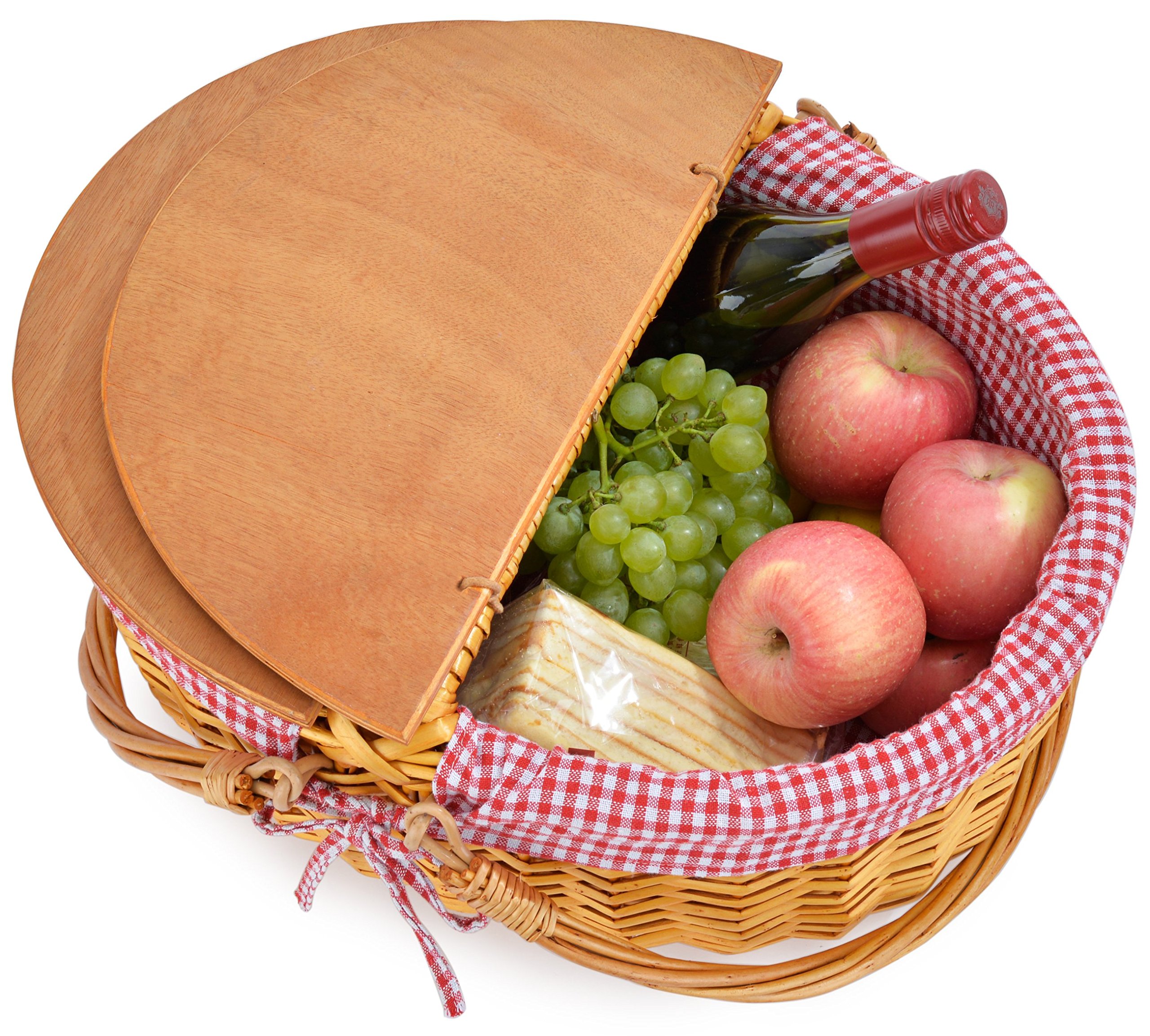 Wicker Picnic Baskets with Double Folding Handles Little Red Riding