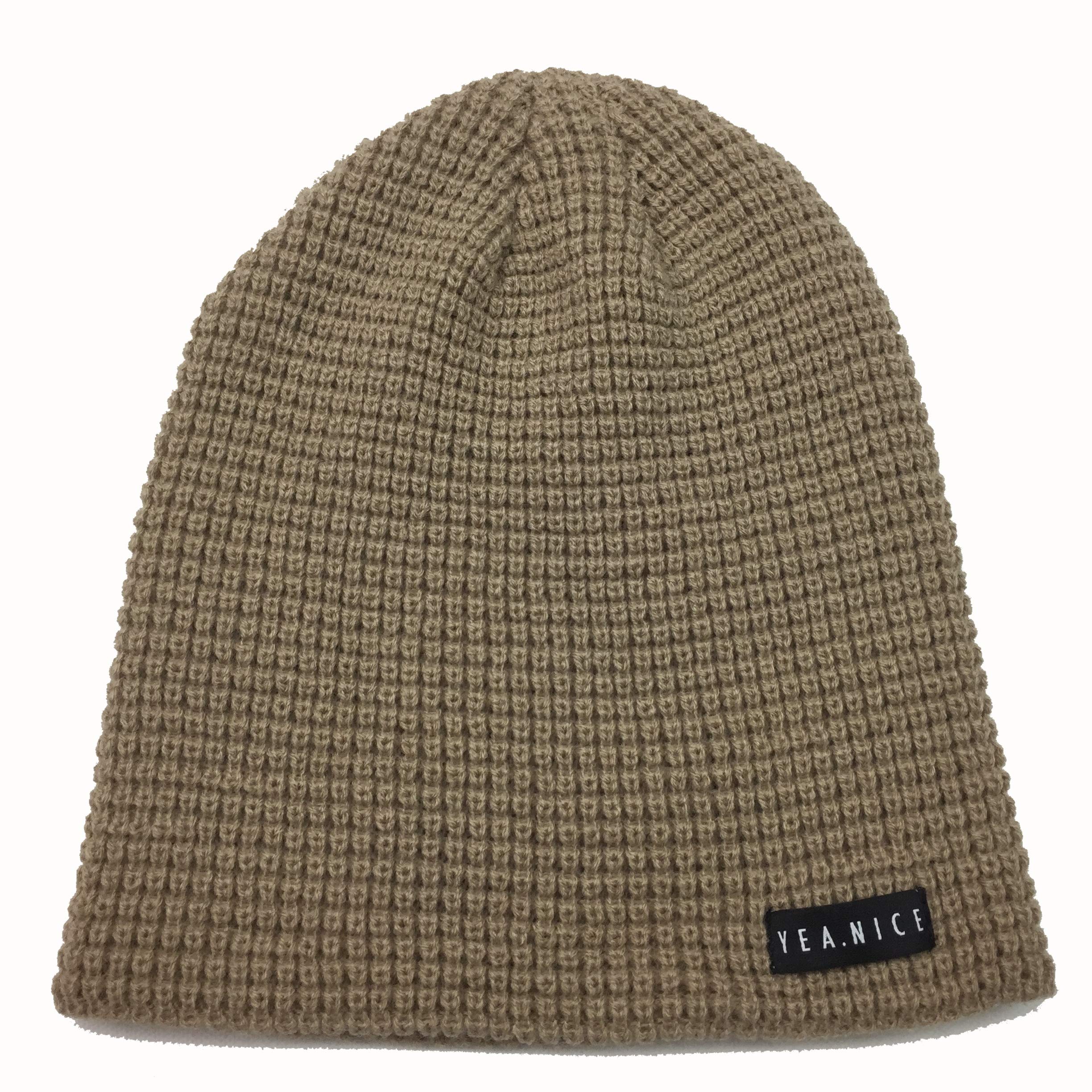 Yea Nice Beanie Soft Acrylic Tan | Desertcart Trinidad and Tobago