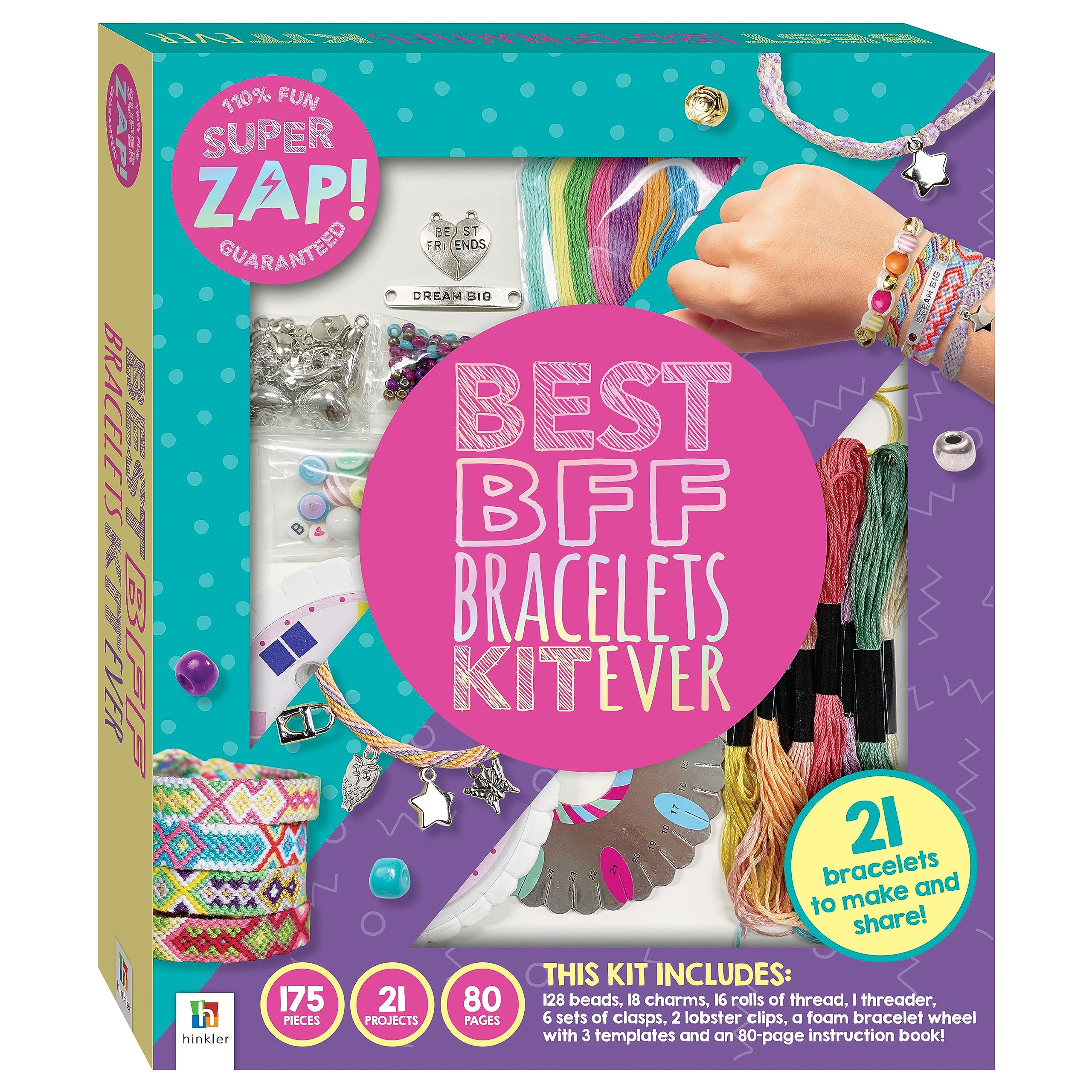 Hinkler Super Zap Best BFF Bracelets Kit