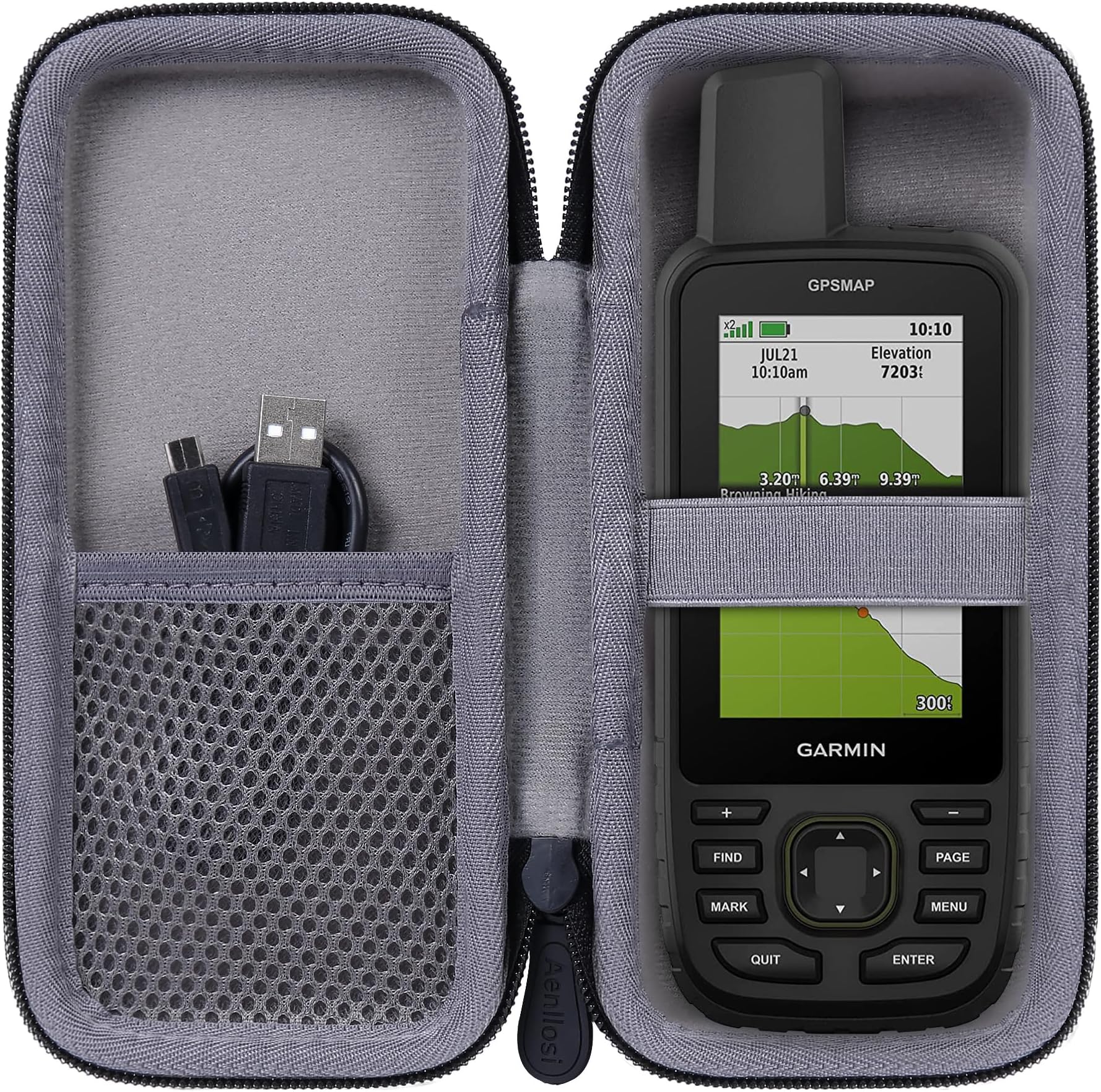 Hard Storage Case Replacement for Garmin GPSMAP H1i Plus / H1 / 67 / 67i / 66i / 79sc / 65 / 86sci /65s by Aenllosi