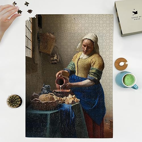 Miniatura 2 de Rompecabezas de 1000 piezas  La lechera o la criada de cocina  Johannes Vermeer