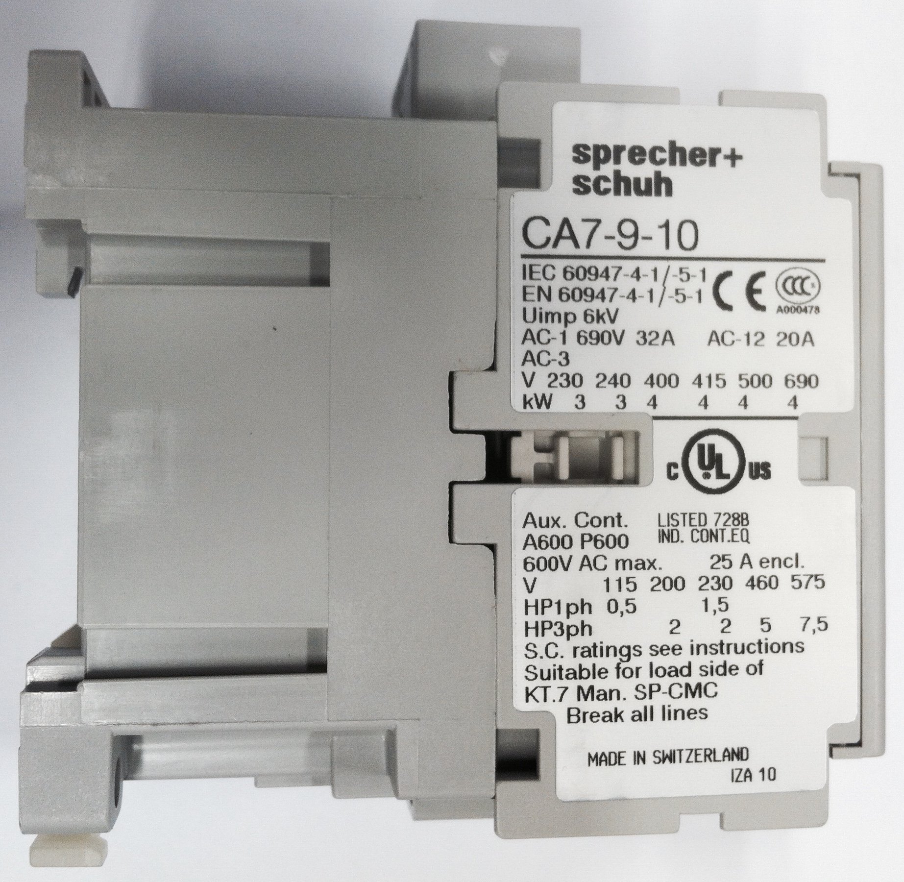 EATON MOELLER DILEM-10(230V50HZ,240V60HZ) CONTACTOR, MINI, 4KW