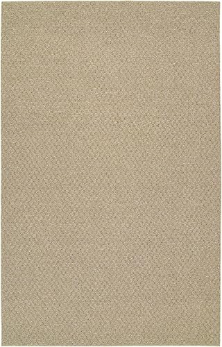 Garland Rug Town Square - Alfombra de área de 3 pies por 5 pies, color marrón