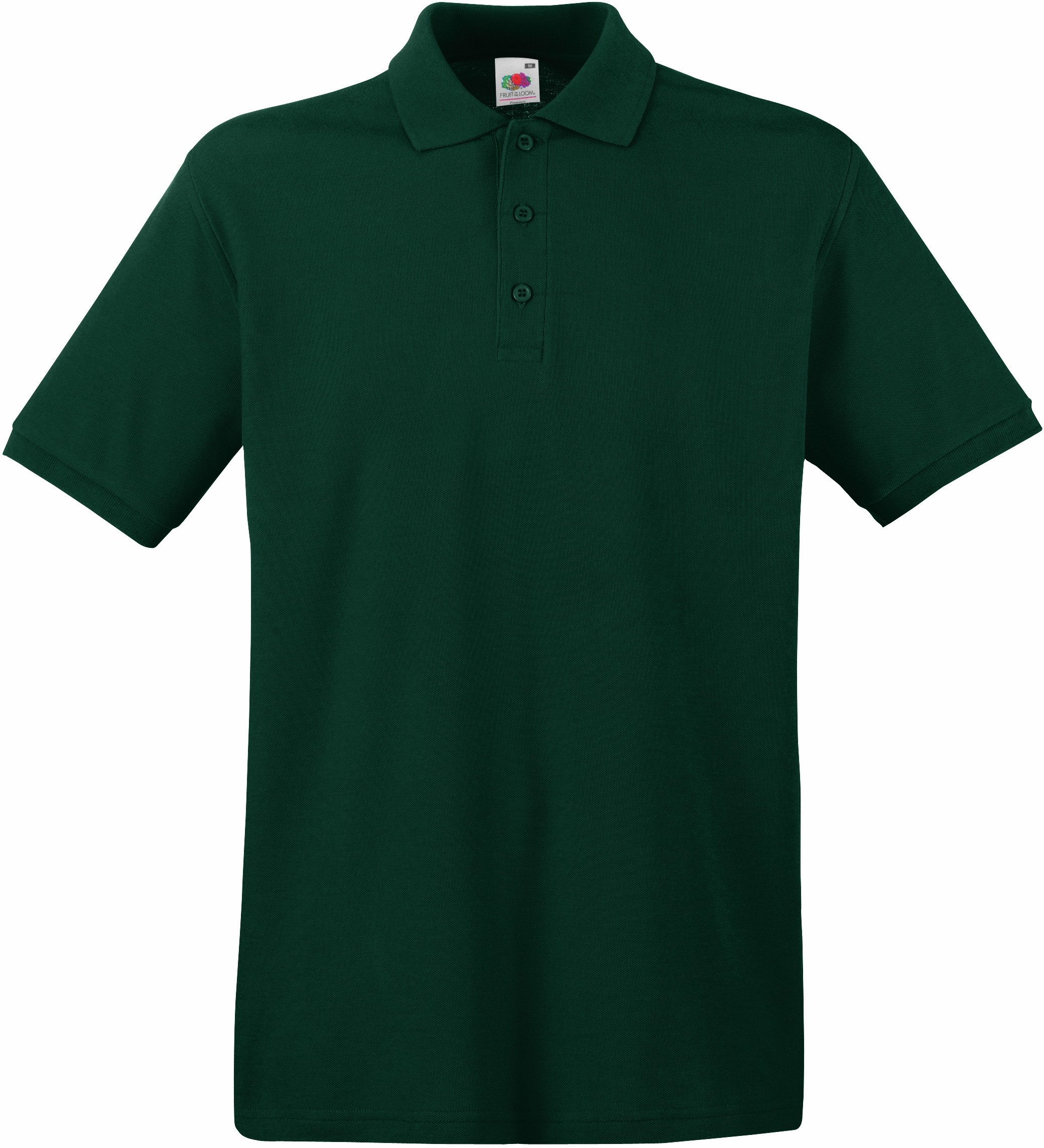 Fruit of The Loom Men's Polo Shirt - Green - XX-Large