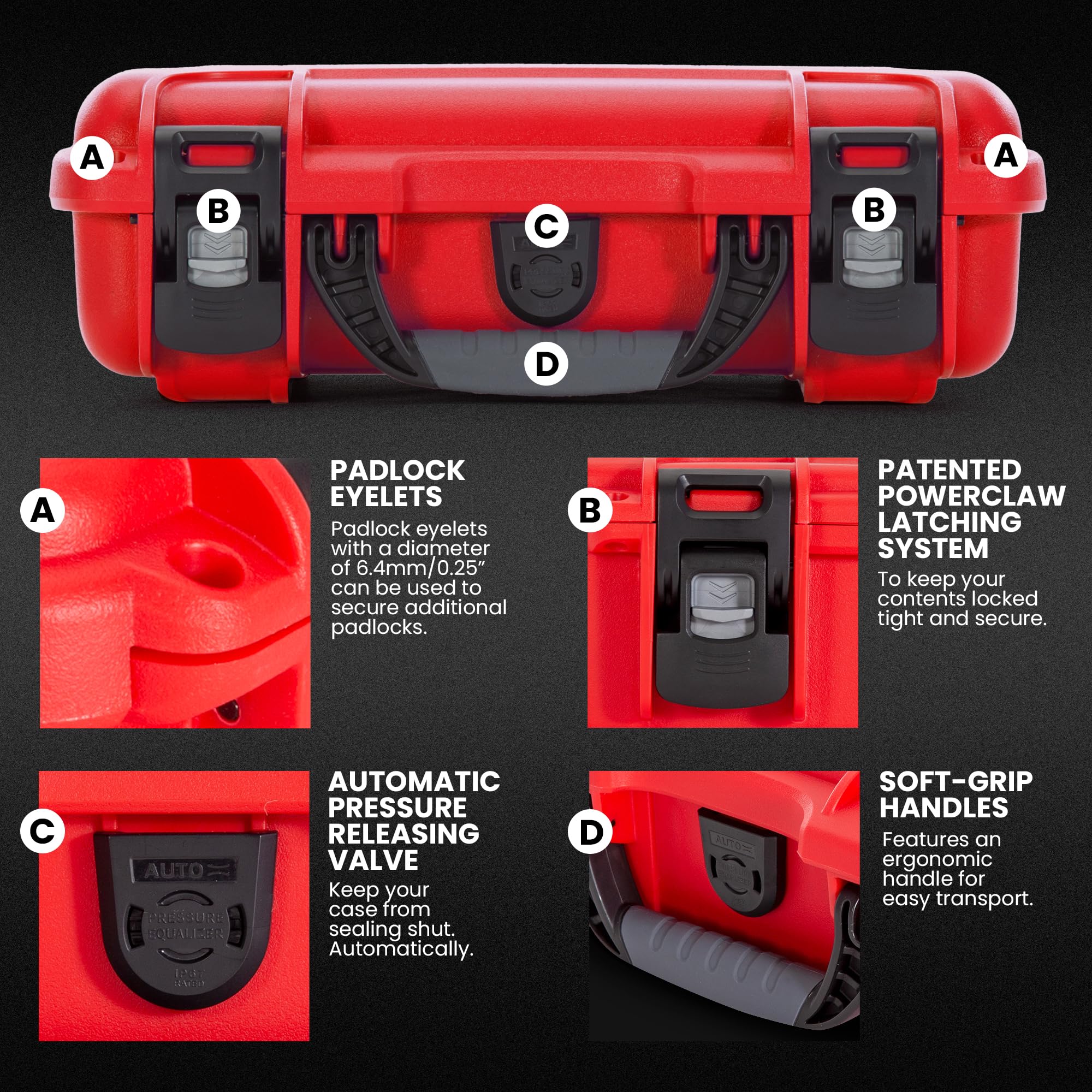 Amazon.com: NANUK 910 Waterproof First Aid Box Empty – Durable