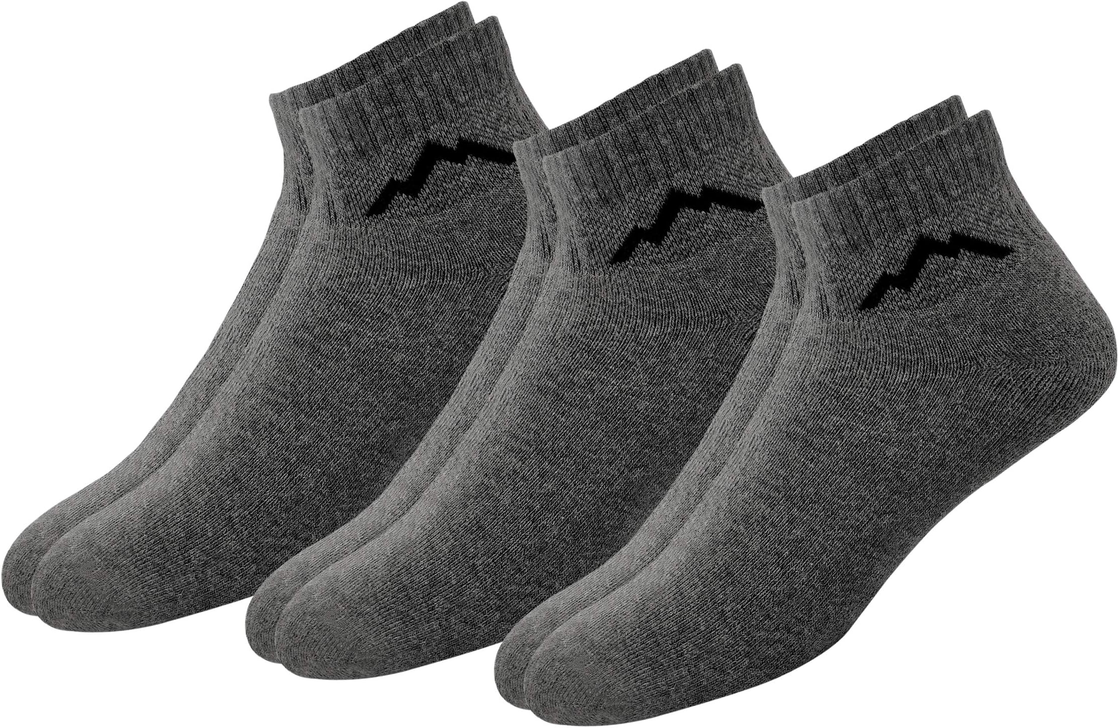 Sport Men's Heavy Duty Cotton Quarter Athletic Socks, Pack of 3