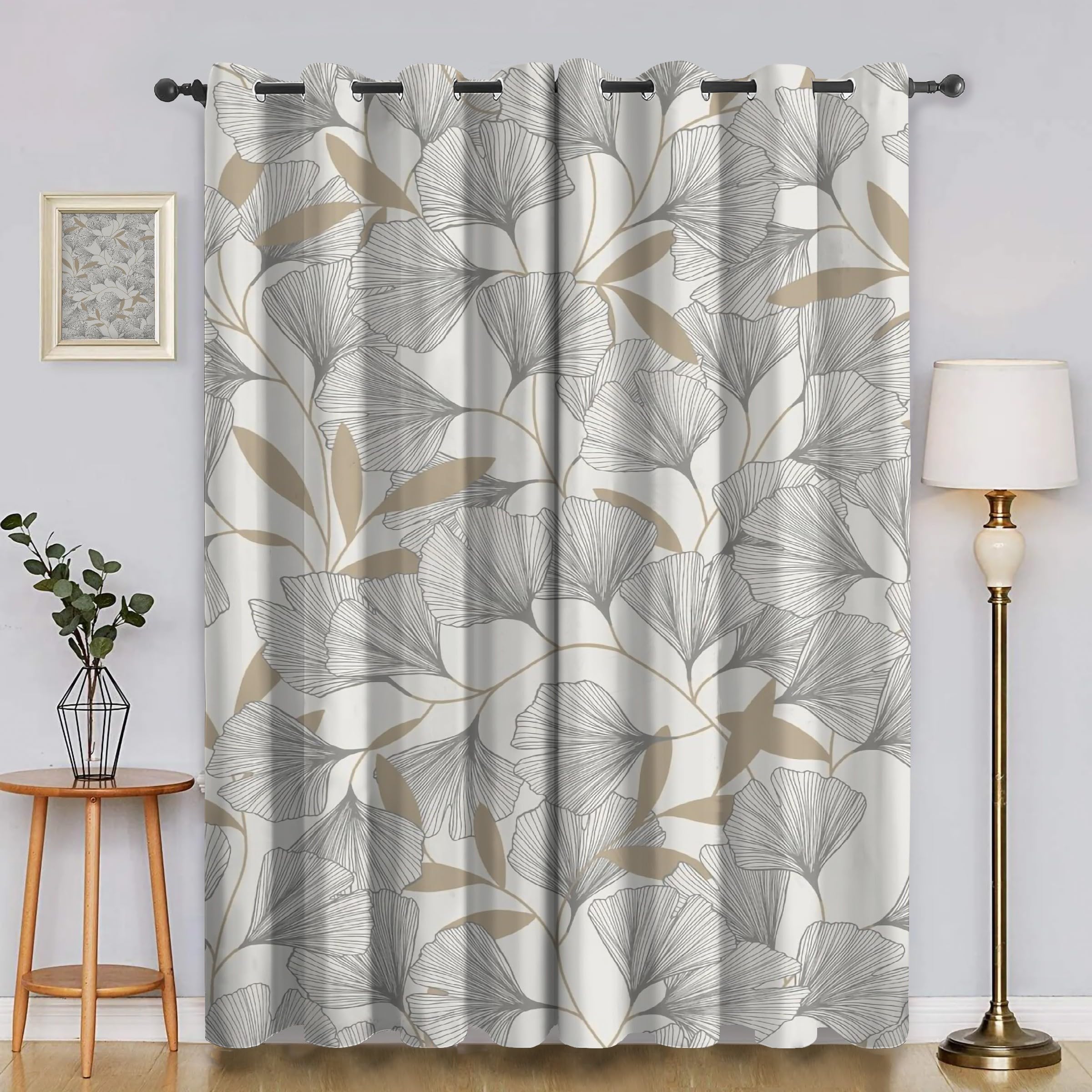Cortinas opacas de salon con ojales Nordic CLA1869 para regular la luz diaria