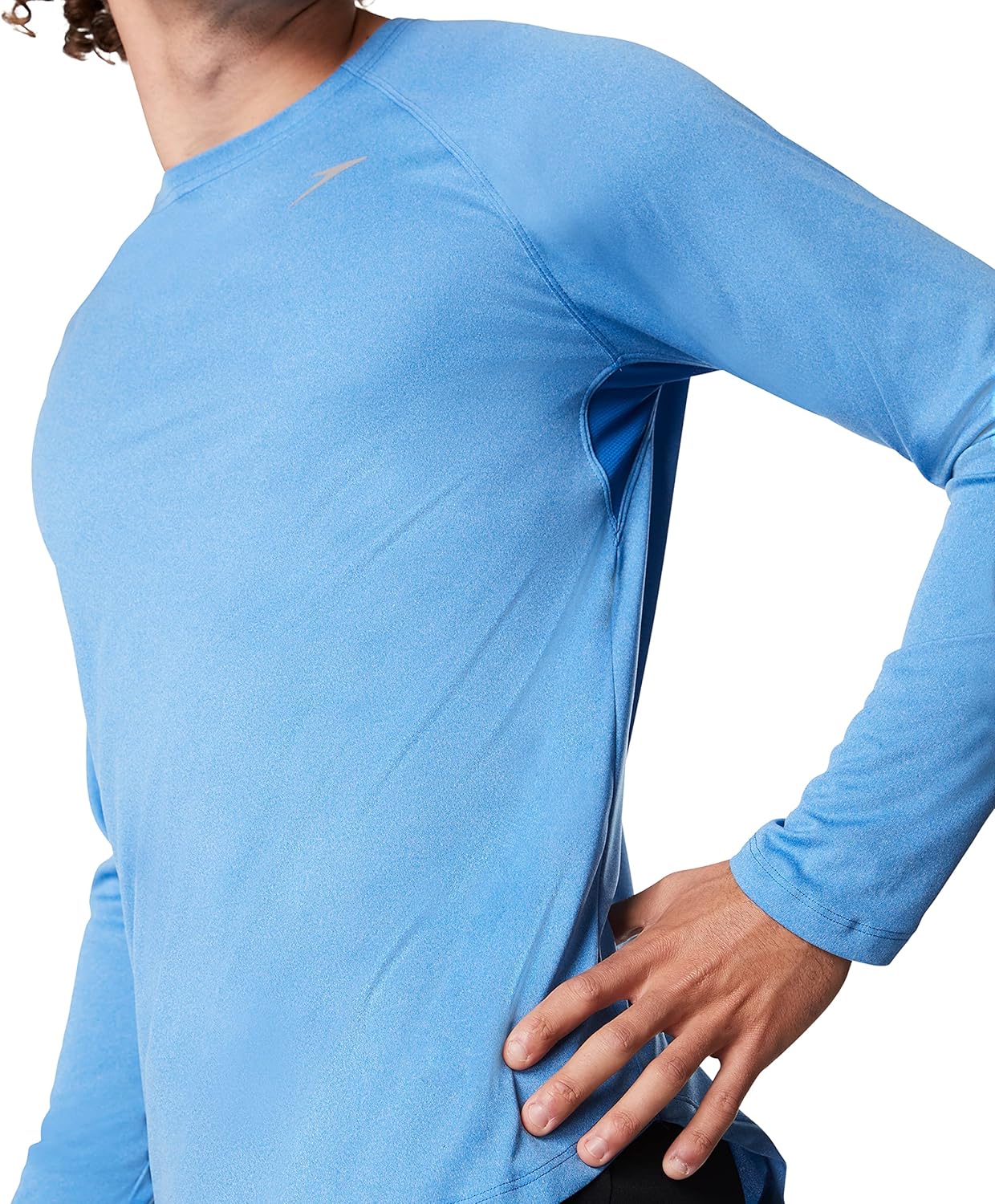 Speedo Men's Uv Swim Shirt Long Sleeve Fitness Rashguard
