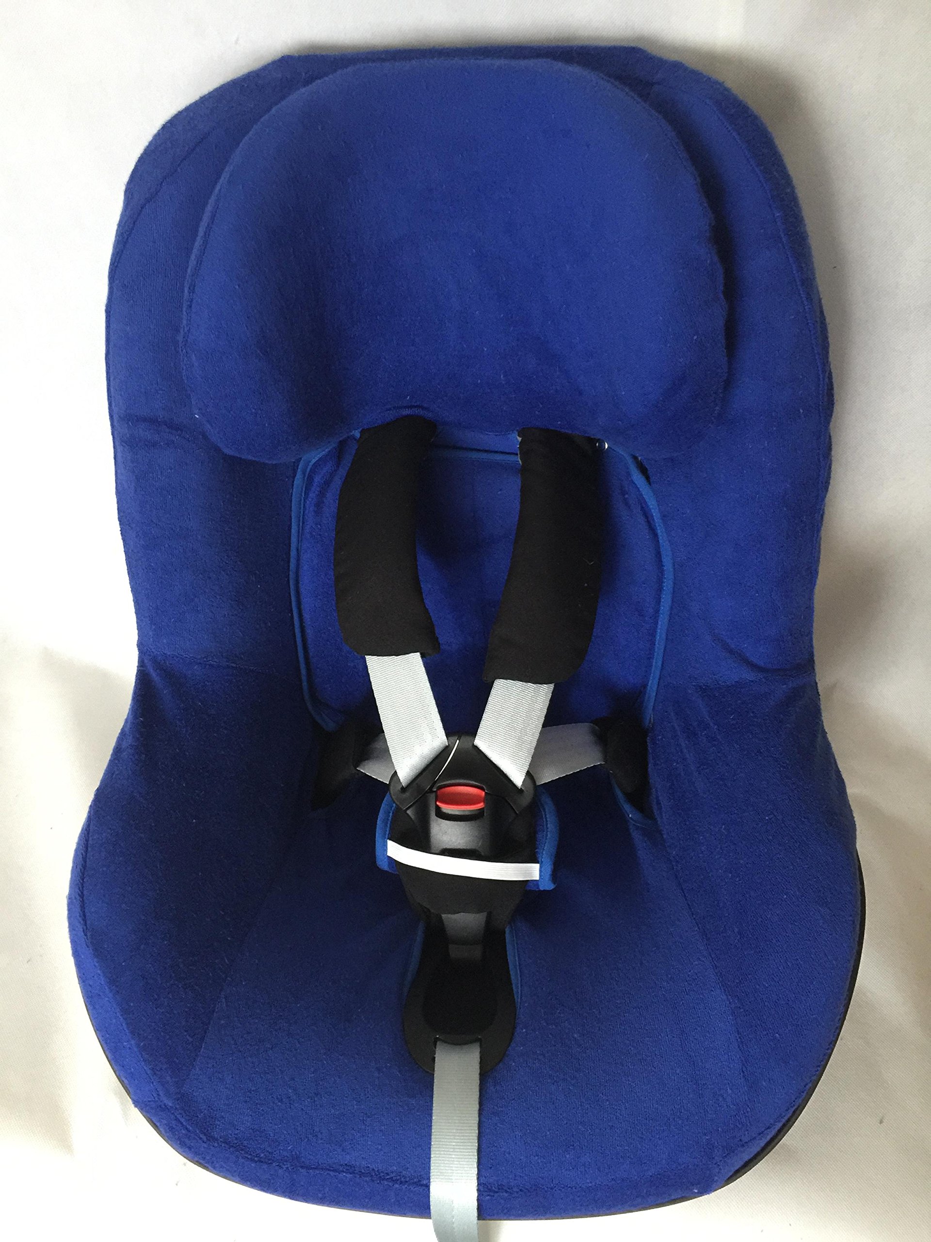 Sommerbezug Schonbezug Frottee von EKO passend für Maxi-cosi Pearl, Pearl Pro und 2wayPearl Frottee 100% Baumwolle blau