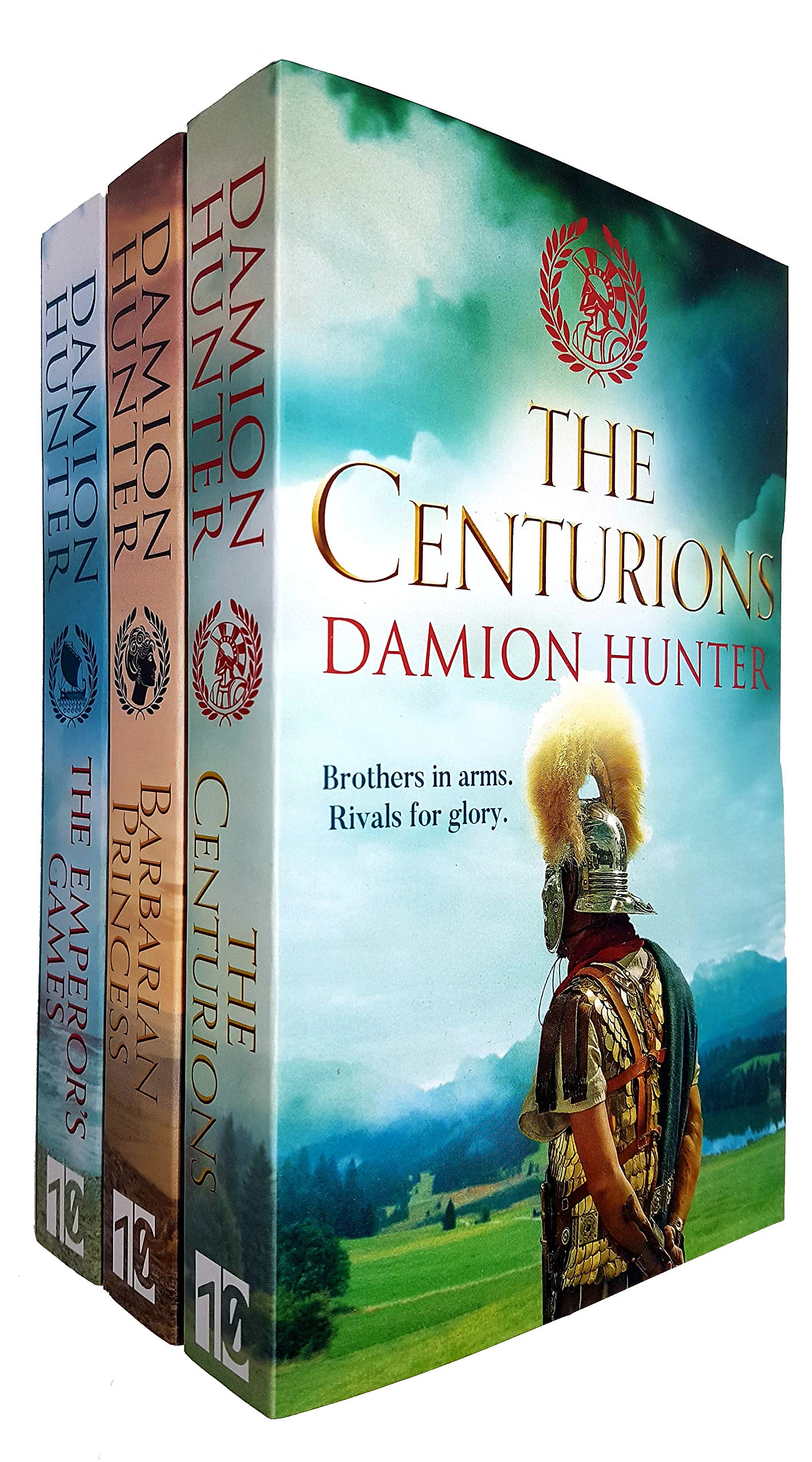 Damion Hunter Centurions Series 3 Books Collection Set (The Centurions, Barbarian Princess, The Emperor's Games)