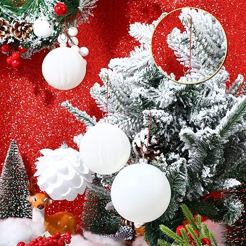 Miniatura 9 de 120 ganchos para adornos de Navidad de 0.51 x 2.36 pulgadas, ganchos de adorno en forma de C con caja de almacenamiento, ganchos de árbol de Navidad