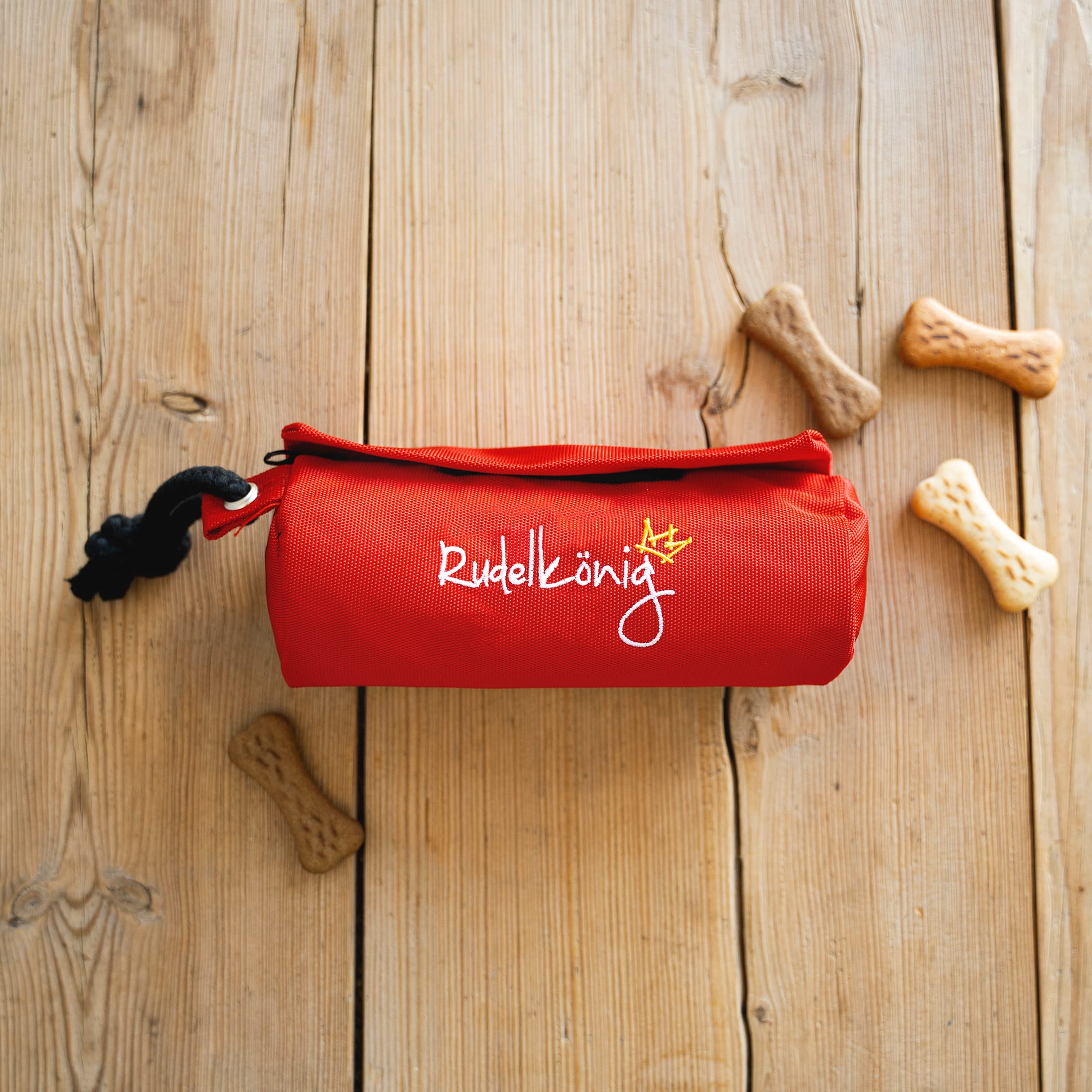 Rudelkönig Apportable Chien Robuste pour friandises - Boudin Chien Mordant - Jouet Pour Chien Idéal - Chien accessoires Essentiels