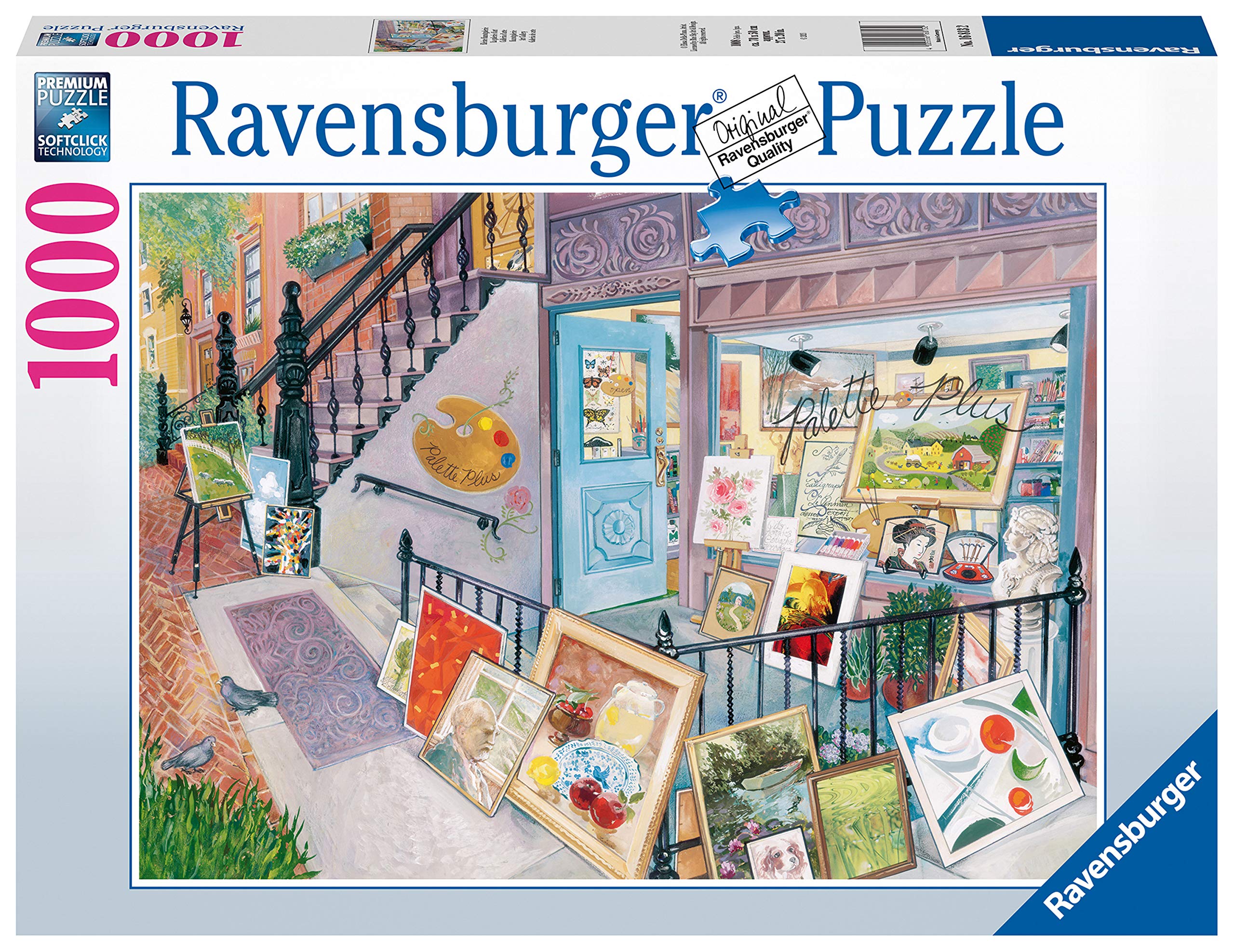 RavensburgerArt Gallery 1000 Piece Jigsaw Puzzle for Adults - 16813 - Every Piece is Unique, Softclick Technology Means Pieces Fit Together Perfectly