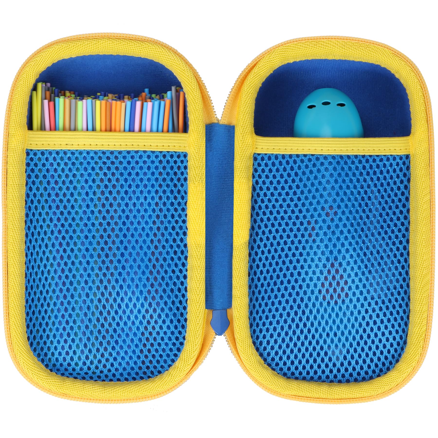 Lebakort Storage Case Compatible with 3Doodler Start+ Essentials/Start Essentials 3D Printing Pen Set (Blue Case)