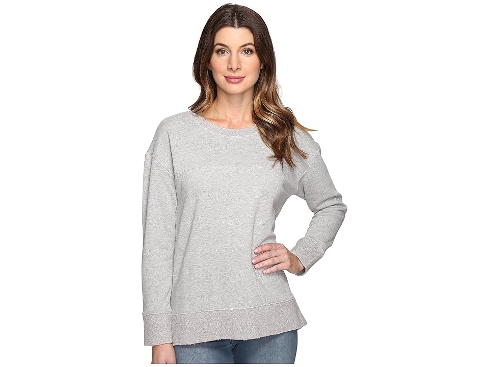 

Joe's Jeans Leira Hi Low Sweatshirt (Heather Grey) Women's Sweatshirt, Gray