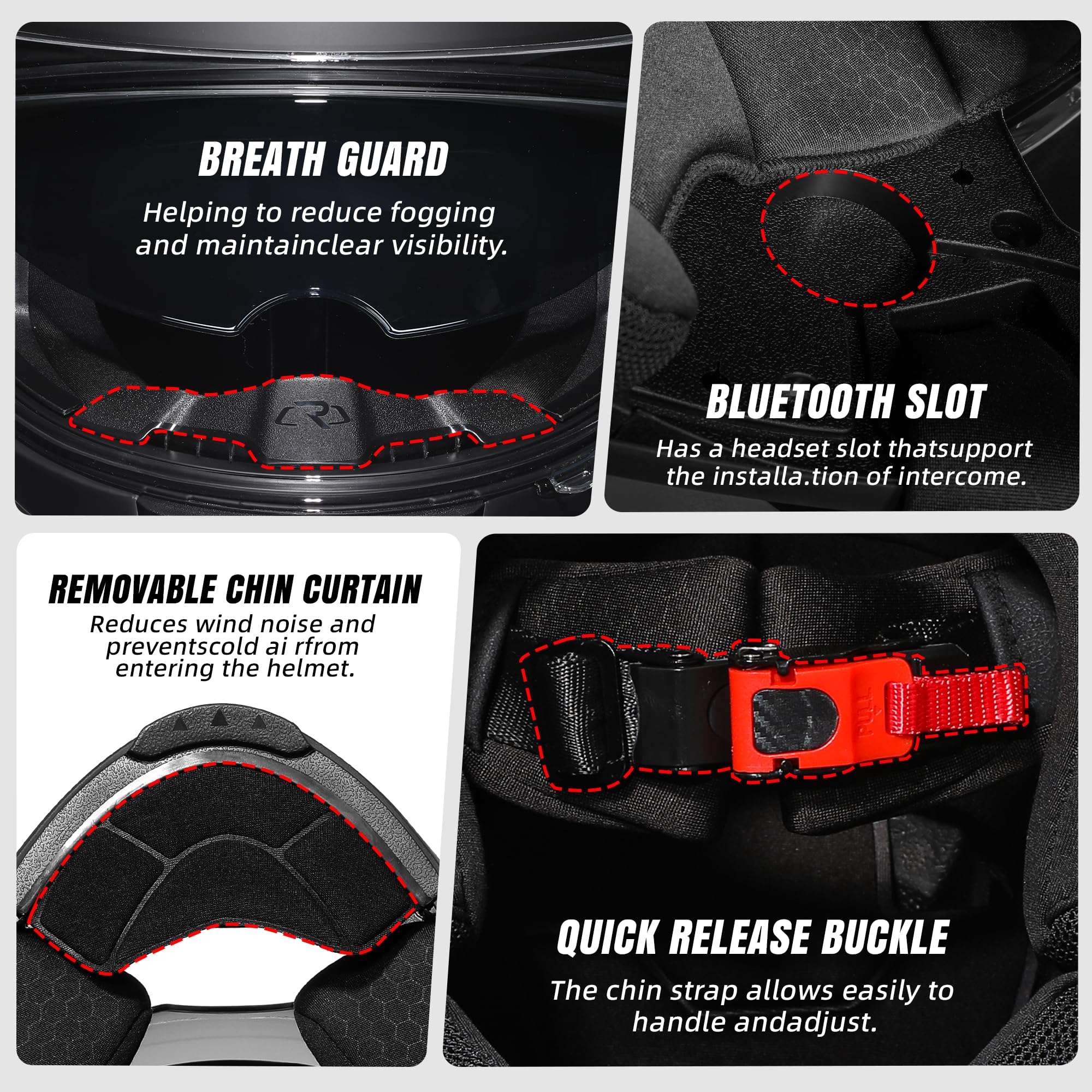 Amazon.com: TRIANGLE Motorcycle Helmets Full face Helmet for Adults Men and Women Dual Visor with Internal Sunshield DOT Approved : Automotive Amazon.com: TRIANGLE Motorcycle Helmets Full face Helmet for Adults Men and Women Dual Visor with Internal Sunshield DOT Approved : Automotive