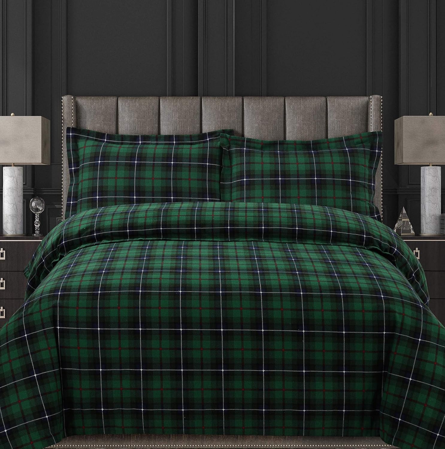 Tribeca Living SNMI170DUVETQU Duvet Covers, Queen, Snowmitten