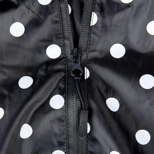 Miniatura 4 de NUUR Poncho de lluvia para mujeres y adultos, unisex, con capucha, con cremallera, impermeable, reutilizable, para senderismo, con bolsillos