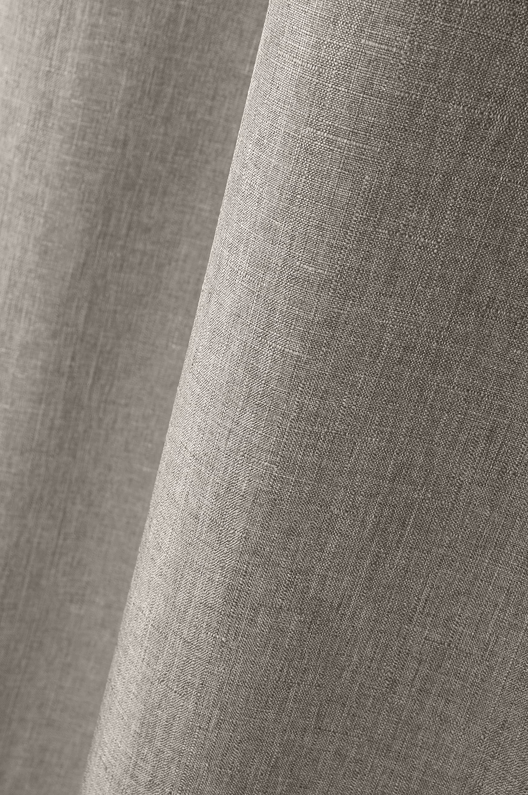 Lovely Casa - Bea Jute Curtain - 140 x 260 cm - 100% Polyester, W 55.1" x L 102.4" (1 Panels) - Image 2