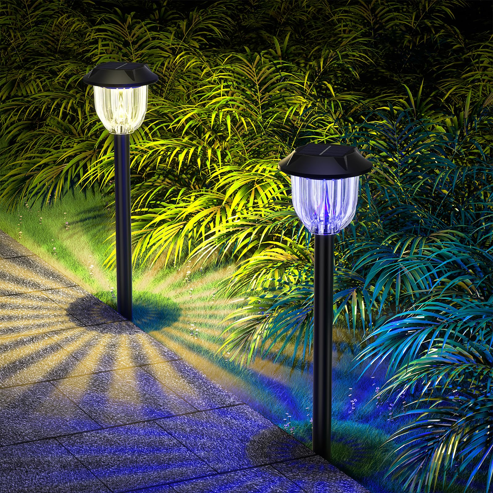 Amazon.co.jp: ソーラーライト ガーデンライト 屋外 防水 ソーラー  