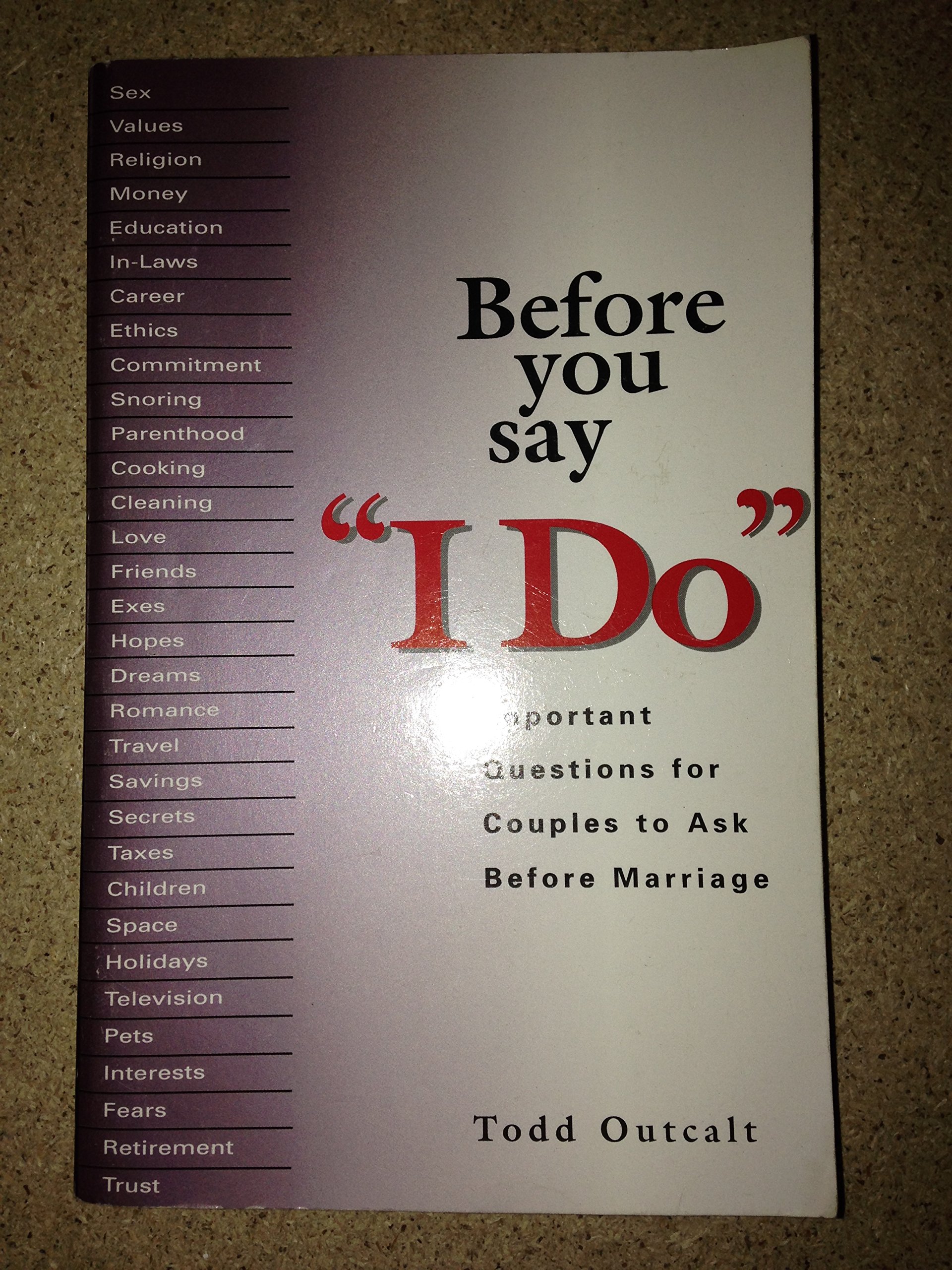 Buy Before You Say 'I Do': Important Questions for Couples to Ask Before Marriage — BookShops.in