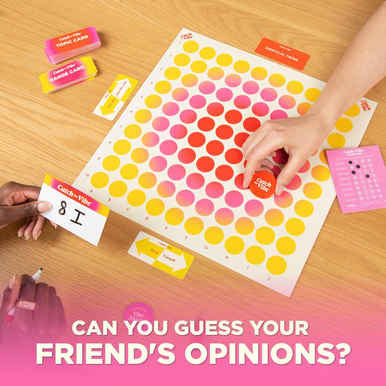 Catch The Vibe: The Adult Party Game that Tests How Well You Know Your Friends, for Teens