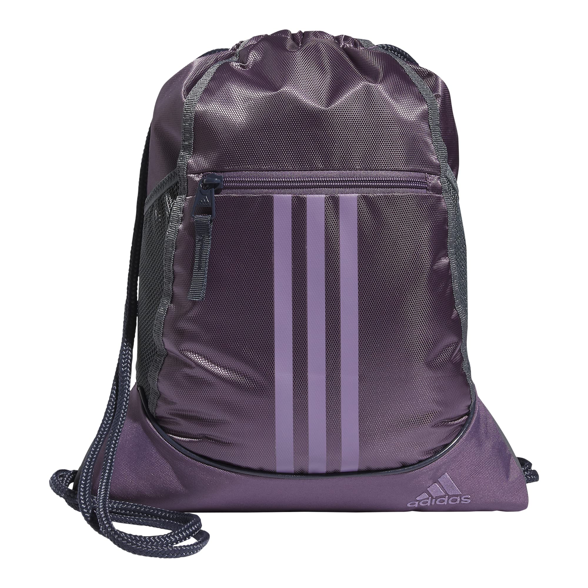 adidas Unisex Alliance 2 Sackpack, Shadow Violet/Shadow Navy, One Size