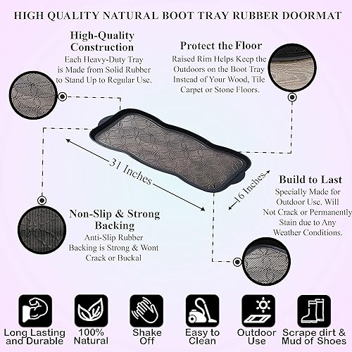 Miniatura 6 de A1HC Hello Triangle - Alfombrilla de goma flexible de 21.6 x 21.6 pulgadas