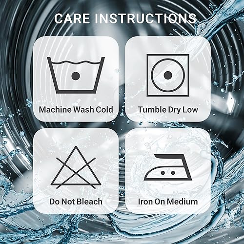 Miniatura 7 de Sleep Philosophy True North - Juego de sábanas de microvellón, cálidas, acogedoras y con bolsillo profundo de 14pulgadas, con funda de almohada a