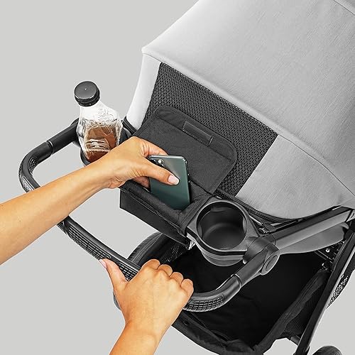 Miniatura 7 de Chicco Bravo LE Trio Sistema de viaje, Bravo LE - Cochecito de plegado rápido con KeyFit 30 Zip, asiento de automóvil y combo de cochecito