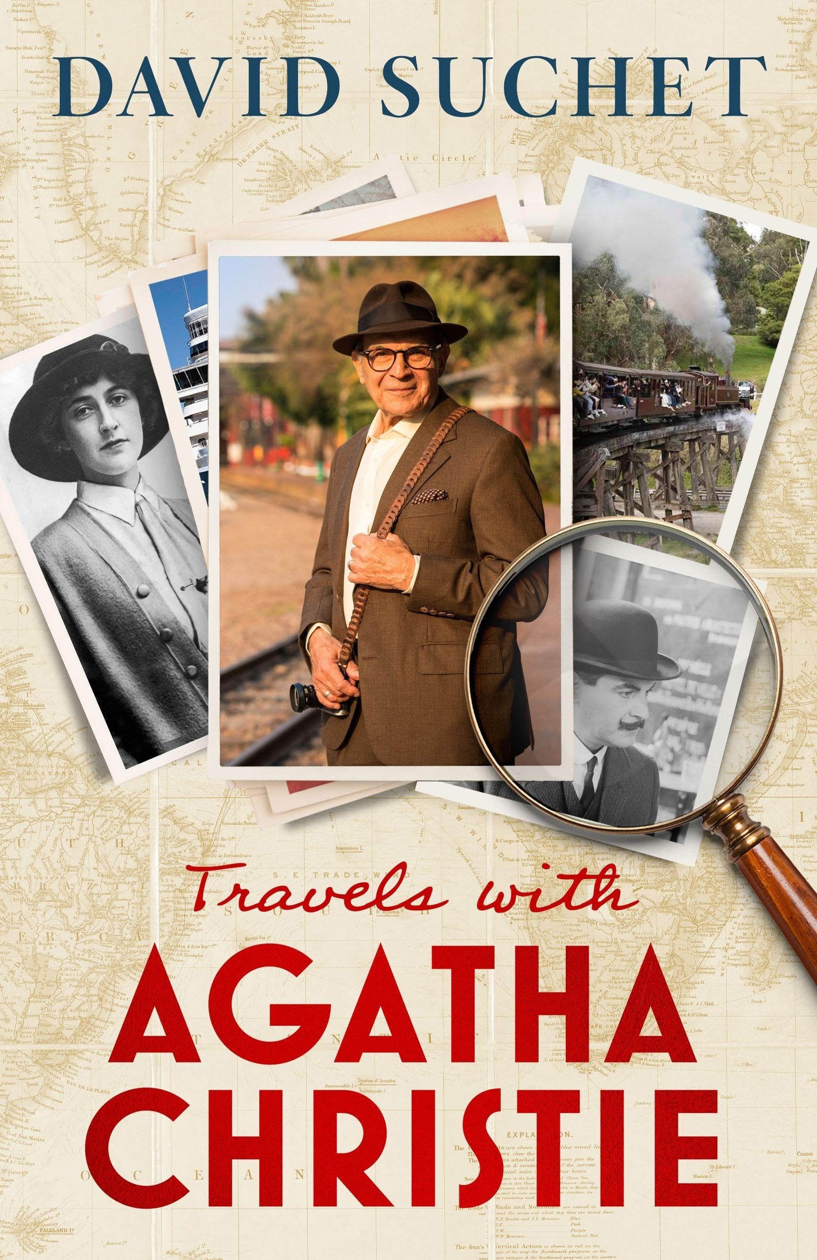 Travels with Agatha Christie by David Suchet (Hardback Book)