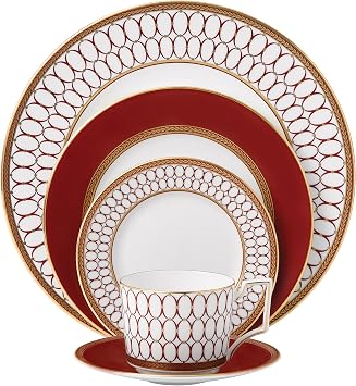 Renaissance Red 5-Piece Place Setting