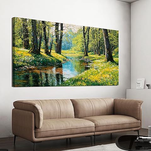 Canvas Wall Art Decor Wall Art Pictures for Living Room Modern Landscape Wall Art Prints Canvas Art Wall Decor Nature Botanical Wall Art Decorations Forest Artwork for Walls Home Office Decor 20