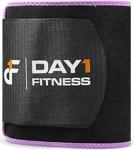 Miniatura 10 de Day 1 Fitness - Cinturón reductor de cintura duradero para pérdida de peso, entrenamiento abdominal, 5 opciones de tamaño, pequeño a XXL, unisex