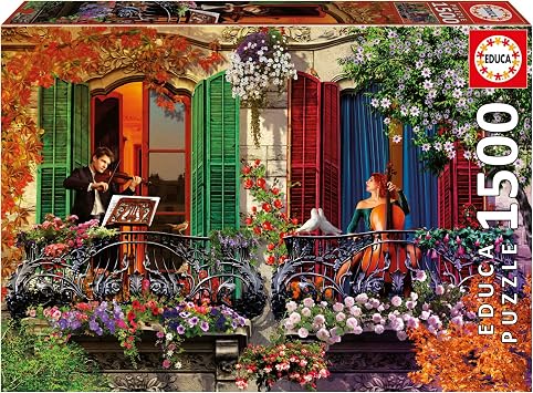Educa - 1500 Piece Puzzle for Adults | Serenade. Includes Glue Fix Puzzle. Measurements 85 x 60 cm. from 14 Years Old 20257