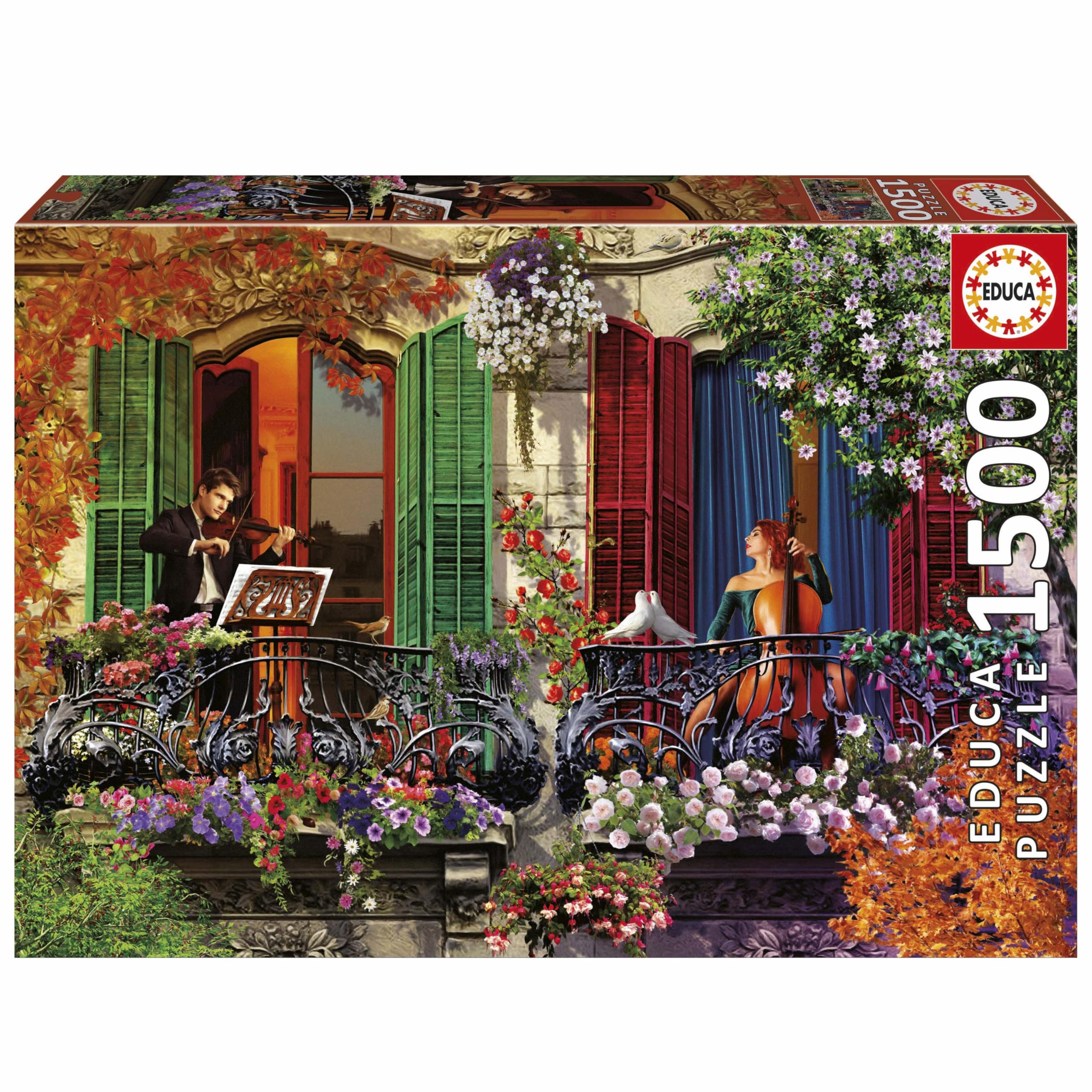 Educa - 1500 Piece Serenade Jigsaw Puzzle for Adults | Animals Nature Theme Fun Gift for Collectors | Ages 14+ (20257)