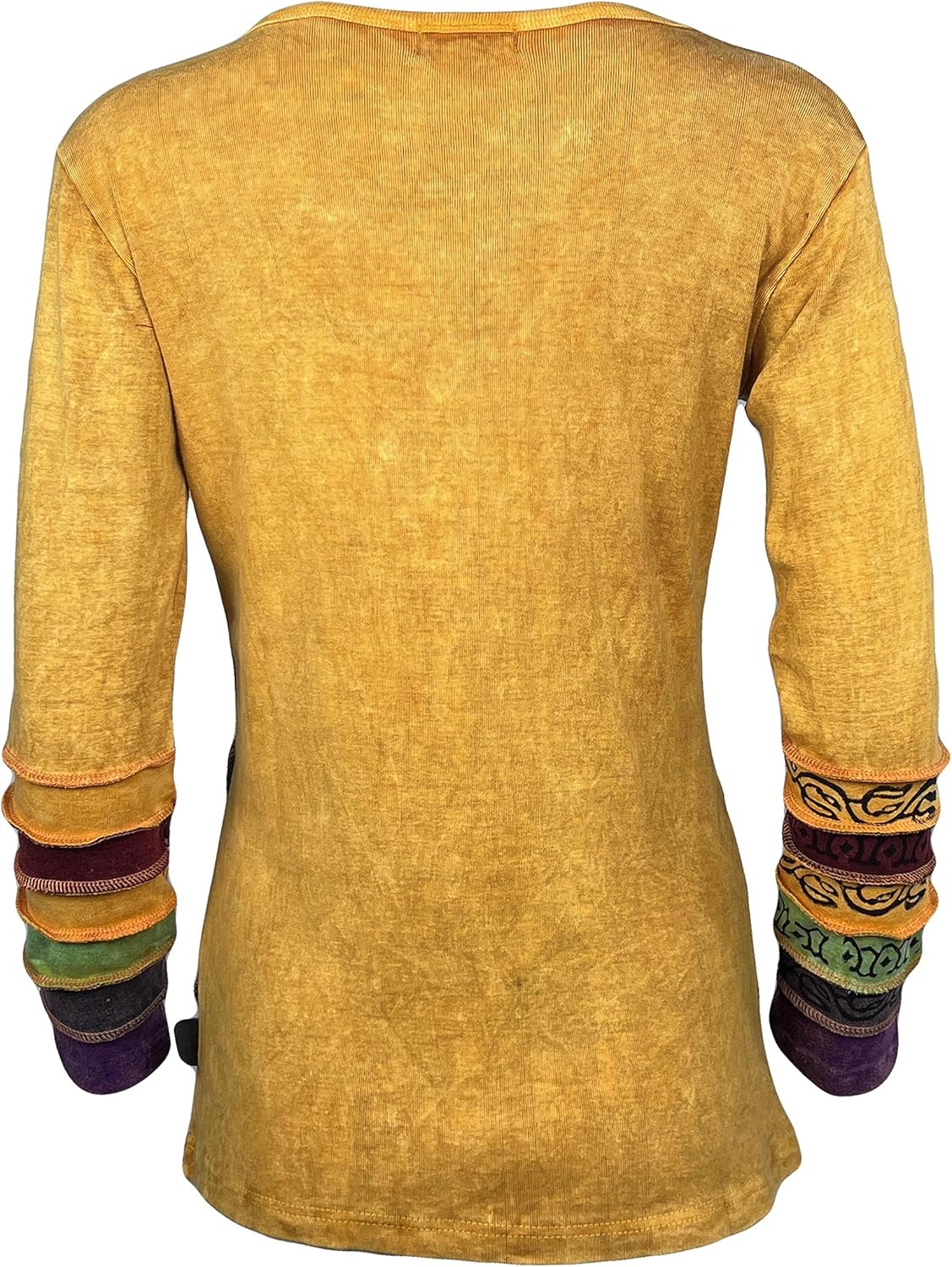 Agan Traders 2026 Tank Tops for Women - Cotton Patched Tie Dye Ladies Summer Tops - Boho Long Sleeve Women's Blouses - Image 7