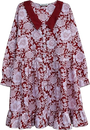 Ayurvastram KRISHA Block Printed Pure Cotton Tunic Top Dress